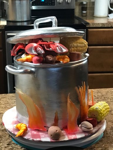 Lobster Pot Cake Lobster Pot Cake
