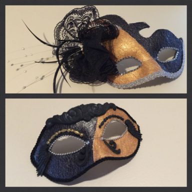 Fondant Female & Male Masks Fondant Female & Male Masks
