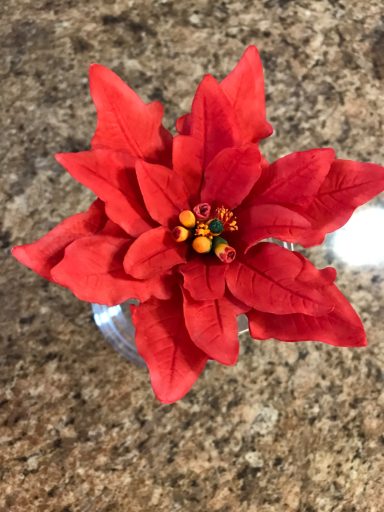 Fondant Poinsettia Fondant Poinsettia