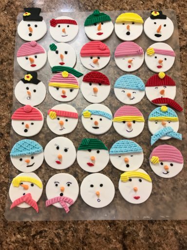 Fondant Cup Cake Toppers Fondant Cup Cake Toppers