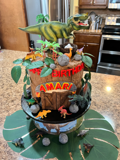 Dinosaur Theme Cake Dinosaur Theme Cake